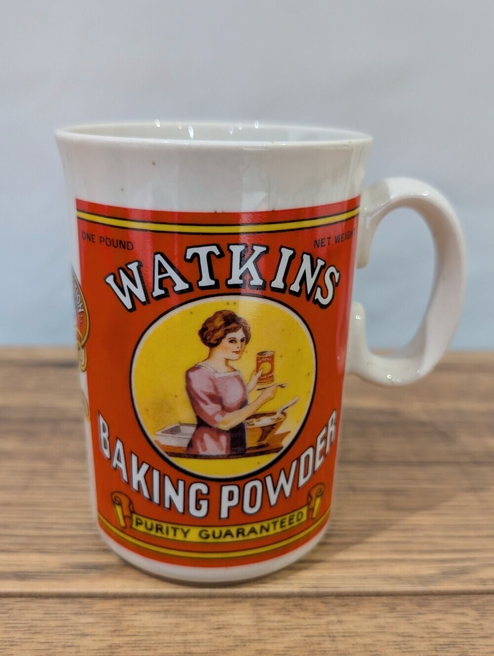 Vintage 1992 Watkins Baking Powder Collectible Mug